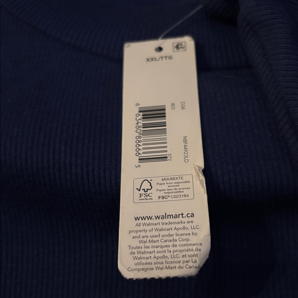 👛 (ANY 2/$25) NOBO Blue Long Sleeved Sweater Dress - Picture 6 of 6